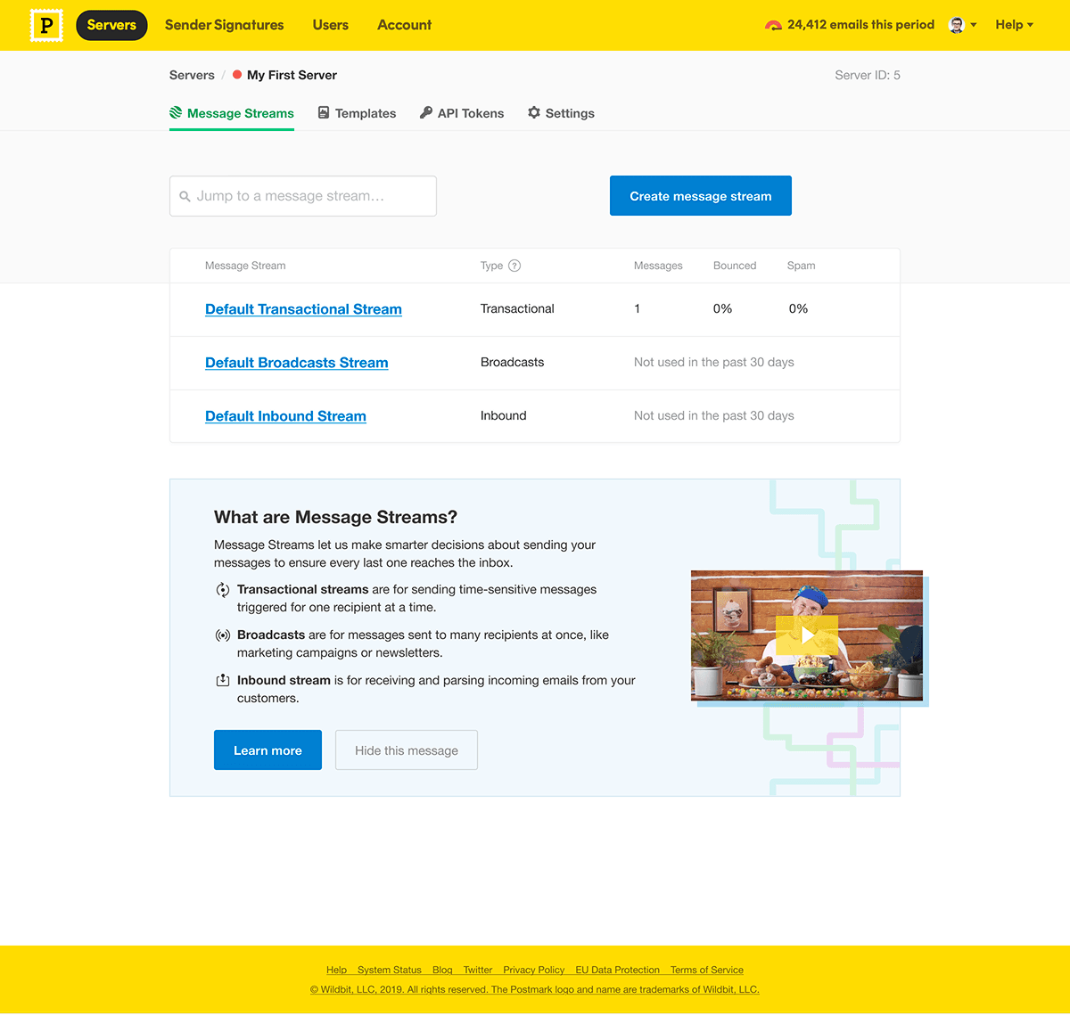 Postmark onboarding
