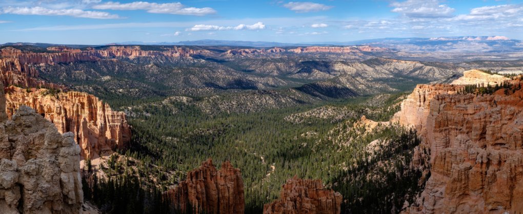 Panoramic view from Rainbow Point