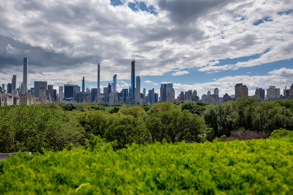 View from The Met’s Cantor Rooftop Garden Bar