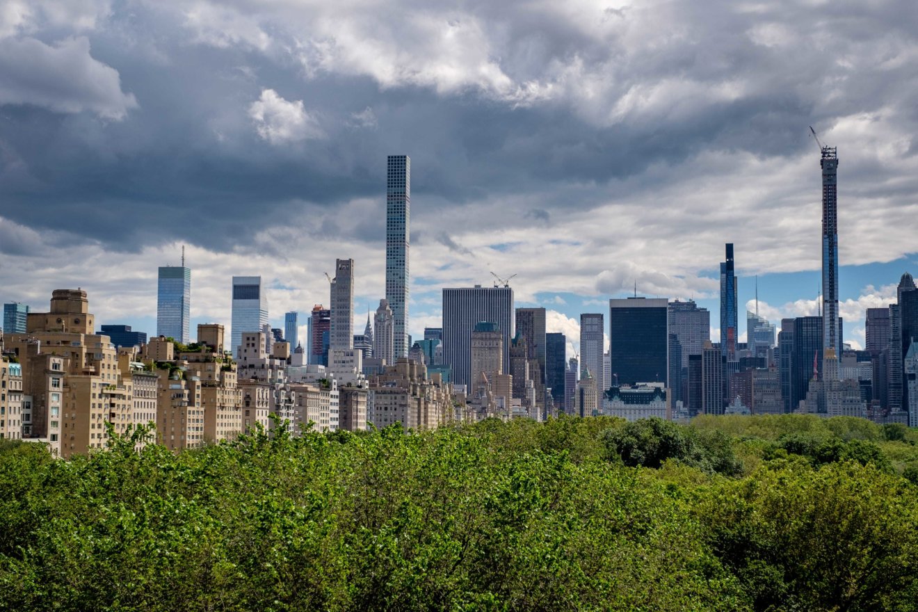 View on a Midtown Manhattan and Central Park