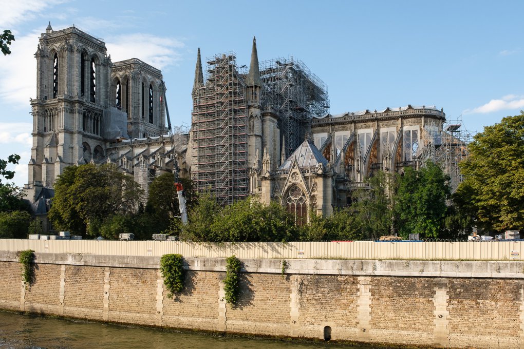 Notre-Dame de Paris after the fire