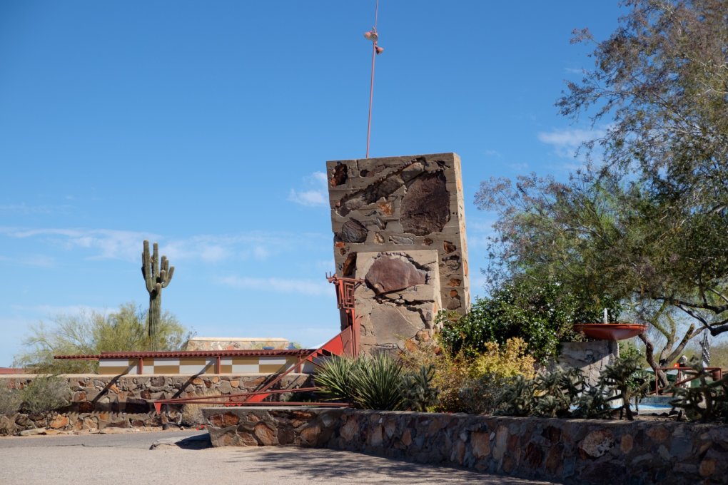 Entrance at Taliesin West