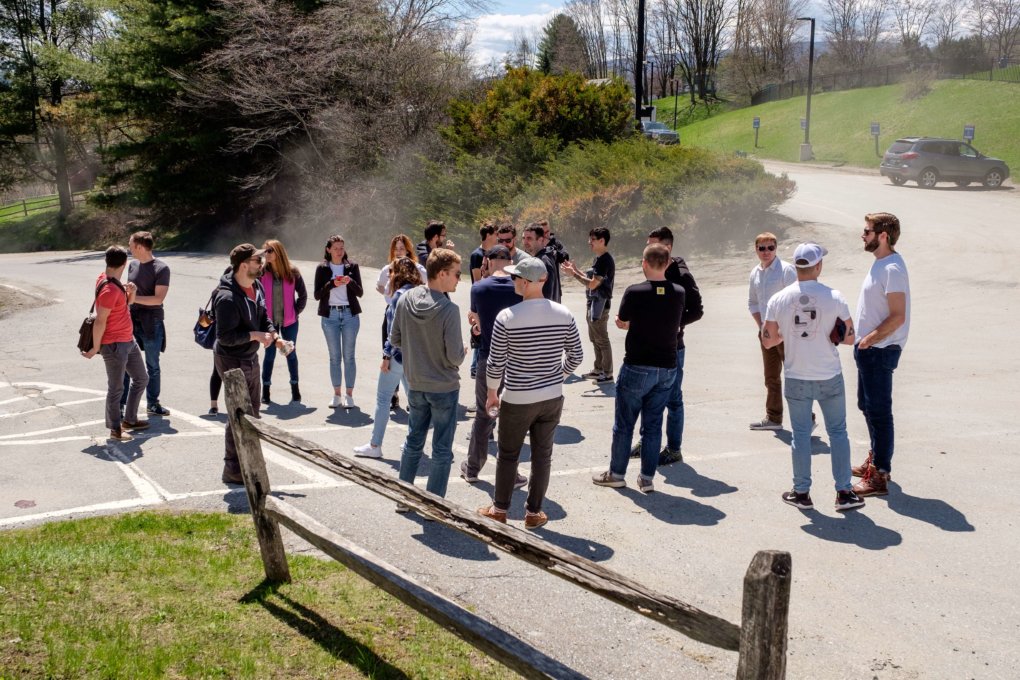 Wildbit team at Ben & Jerry Factory